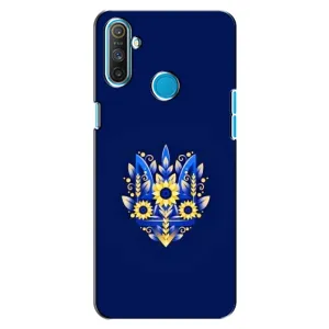 Чехлы для Realme C3  Укр. Символика (AlphaPrint) (Цветочный Герб)