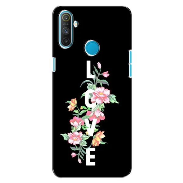 Чохол з принтом «Квіти LOVE» для Realme C3 Чохол з принтом «Квіти LOVE» для Realme C3