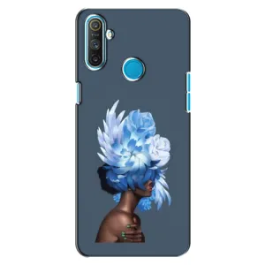 Чехлы (ART) Цветы на Realme C3 (VPrint) (Квіти на голові)