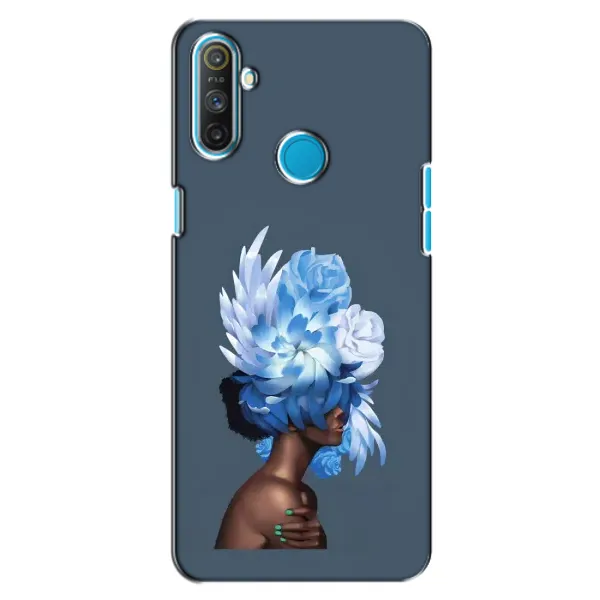 Чохол з принтом «Квіти на голові» для Realme C3
