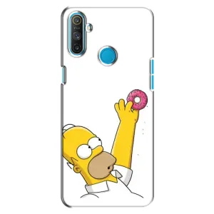 Чjхол з Сімпсонами для Realme C3 (VPrint) (Гомер з пончиком)