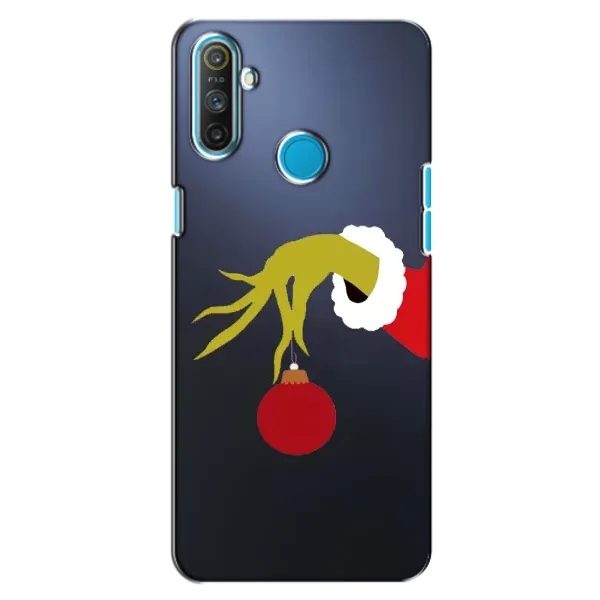 Чехол с принтом «Гринч с игрушкой» для Realme C3