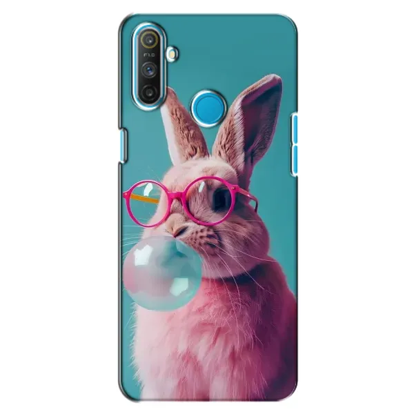 Чохол з принтом «Кролик в окулярах» для Realme C3
