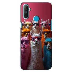 Чохол з принтом «Лами в окулярах» для Realme C3