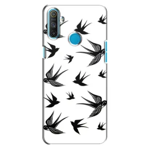 Чохол з пташками на Realme C3 (VPrint) (Ластівки)
