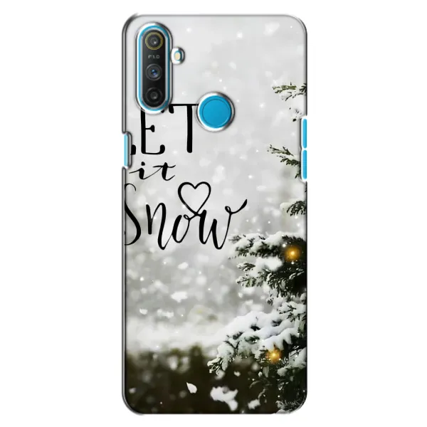 Чохол з принтом «Let it snow» для Realme C3 Чохол з принтом «Let it snow» для Realme C3