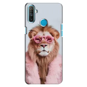 Чохол з принтом «Лев в окулярах» для Realme C3