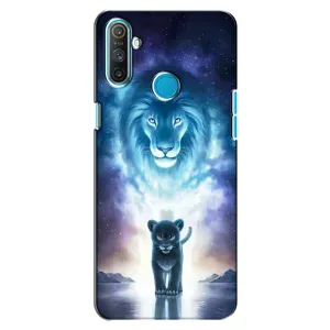 Чохол з картинкою ЛЕВ для Realme C3 (VPrint) (Маленький лев)