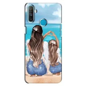 Чохол з друком для Realme C3 - (Мама з дитинкою) (AlphaPrint) (Мама з донькою)