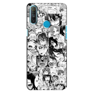 Анимешный чехол для Realme C3 (Ahegao manga)