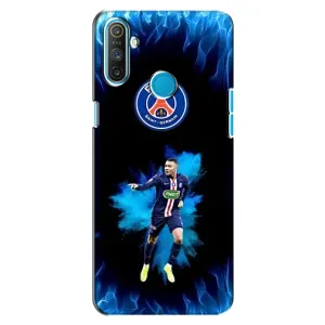 Чехлы Килиан Мбаппе для Realme C3 (Мбаппе в огне)