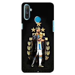 Чохли для Realme C3 (Leo чемпіон) (AlphaPrint) (Мессі Король)