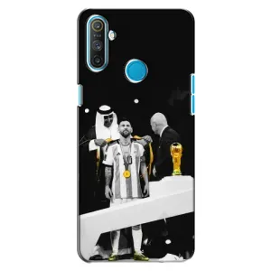 Чохли для Realme C3 (Leo чемпіон) (AlphaPrint) (Мессі коронований)