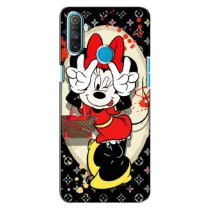Чехол Disney Mouse Realme C3 (PREMIUMPrint) (Минни peace)
