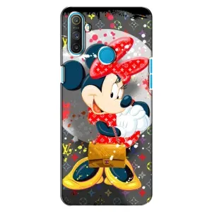Чехол Disney Mouse Realme C3 (PREMIUMPrint) (Minni с бантиком)