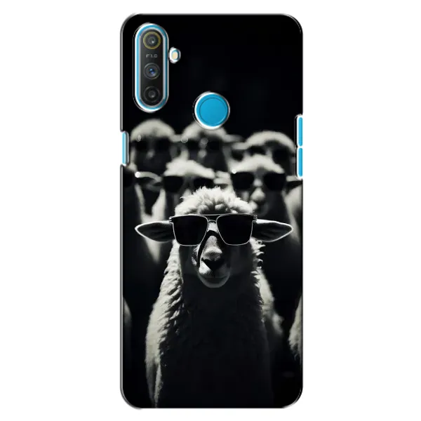 Чохол з принтом «Овечка в окулярах» для Realme C3