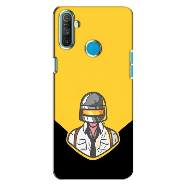 Чохол з принтом «Пабг в шоломі» для Realme C3