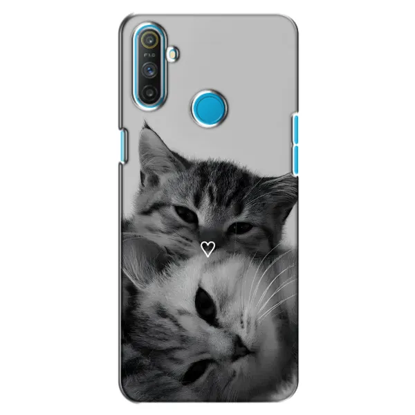 Чохол з принтом «Пара котів» для Realme C3