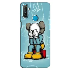 Чехлы для Realme C3 - Bearbrick Louis Vuitton (PREMIUMPrint) (Плач Bearbrick)