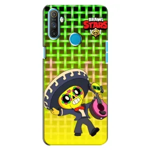Чехлы Brawl Stars для Realme C3 (AlphaPrint) (Поко в самбреро)