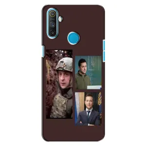 Чохол для Realme C3 (AlphaPrint - с принтом Зеленського) (Президент)