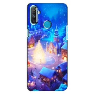 Різдвяні Чохли для Realme C3 (VPrint) (Різдвяне місто)