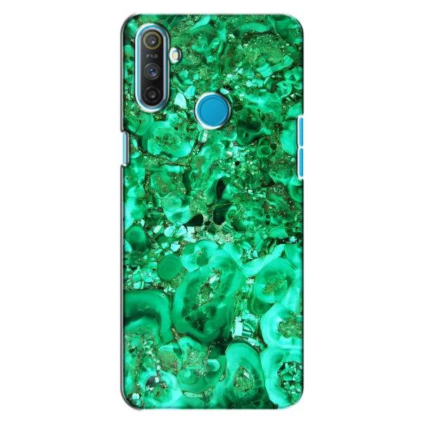 Чохол з принтом «Салатовий Мрамор» для Realme C3 Чохол з принтом «Салатовий Мрамор» для Realme C3