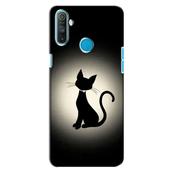Чохол з принтом «Силует котика» для Realme C3