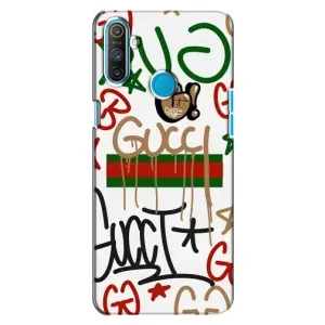 Брендновые Чехлы для Realme C3 - (PREMIUMPrint) (Стиль GUUCI)