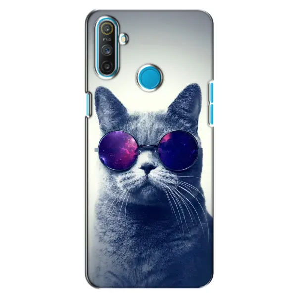 Чохол з принтом «Стильний кіт» для Realme C3