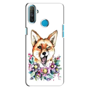 Чехлы с картинкой Лисички для Realme C3 (VPrint) (Веселая лисичка)