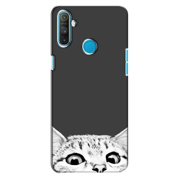 Чехол с принтом «Выглядывает кот» для Realme C3