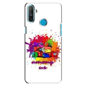Чохли Амонг Ас для Realme C3 (AlphaPrint) (Яскравий АмонгАс)