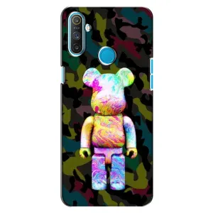 Чехлы для Realme C3 - Bearbrick Louis Vuitton (PREMIUMPrint) (Яркий Bearbrick)