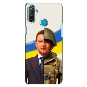 Чохол для Realme C3 (AlphaPrint - с принтом Зеленського) (Зеленский солдат)