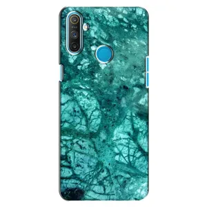 Мраморний чехол на Realme C3 (VPrint) (Зелений мрамор)