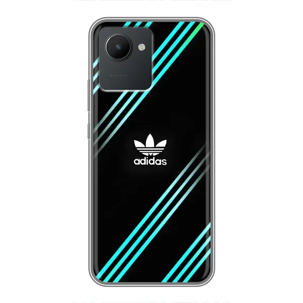 Чехол с принтом «Адидас с полосами» для Realme C30