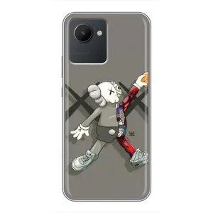 Чехлы для Realme C30 - Bearbrick Louis Vuitton (PREMIUMPrint) (Беарбрик Джордан)