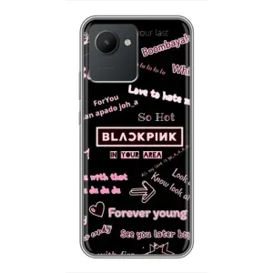 Чехол с музыкальной группой для Realme C30 (BLACKPINK)