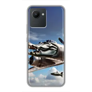 Чохол з мемом Тралалело тралала на Realme C30 (Бомбардіро крокоділо)