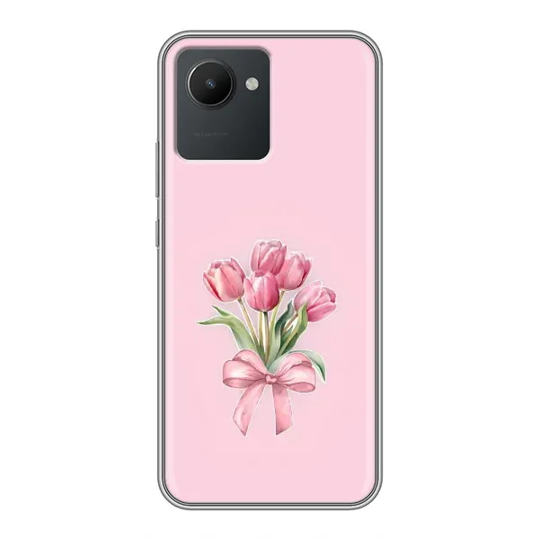 Чохол з принтом «Букет квітів» для Realme C30