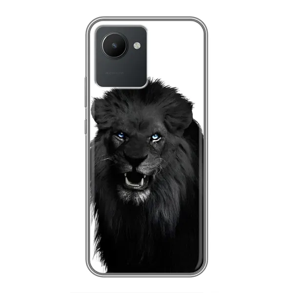 Чехол с принтом «Черный ЛЕВ» для Realme C30