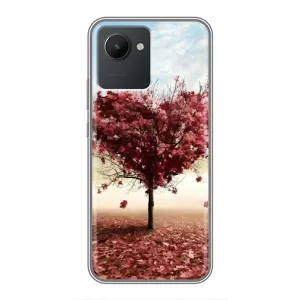 Чехлы для любимой на Реалми С30 (VPrint) (Дерево сердце)