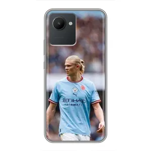 Чехлы с футболистом Ерлинг Холанд для Realme C30 (AlphaPrint) (Эрлинг Холанд)