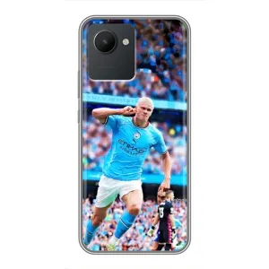 Чехлы с футболистом Ерлинг Холанд для Realme C30 (AlphaPrint) (фанаты Холанда)