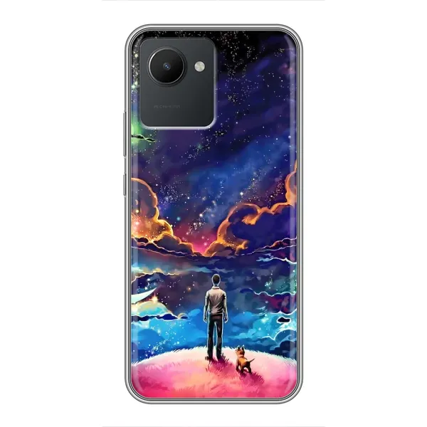 Чехол с принтом «Галактический вид» для Realme C30