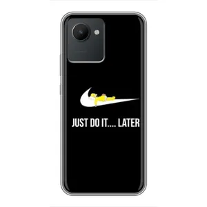 Чехол с Симпсонами для Realme C30 (VPrint) (Гомер Later)
