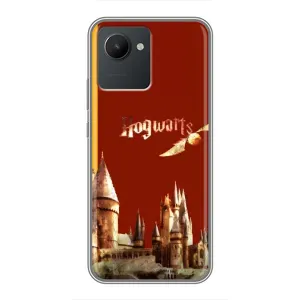 Чехлы с Гарри Поттером для Realme C30 (AlphaPrint) (Hogwarts)