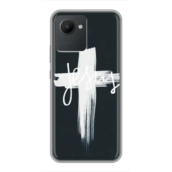 Чехол с принтом «Иисус» для Realme C30 Чехол с принтом «Иисус» для Realme C30