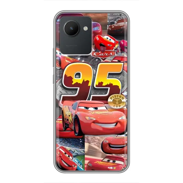Чохол з принтом «Колаж Блискавка Маквін» для Realme C30 Чохол з принтом «Колаж Блискавка Маквін» для Realme C30